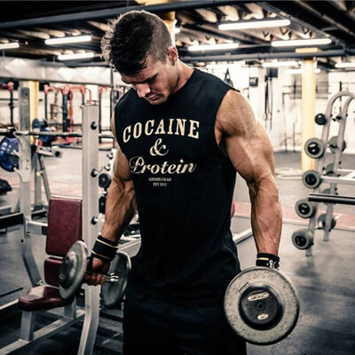 

2018 summer gyms t shirt Fitness Bodybuilding Crossfit Slim Cotton Shirts Men Short Sleeve workout male fashion Top clothing
