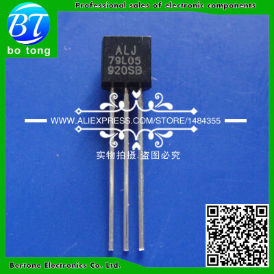 

Free Shipping 200pcs WS79L05 79L05 100mA -5V TO-92 Voltage Regulator Negative