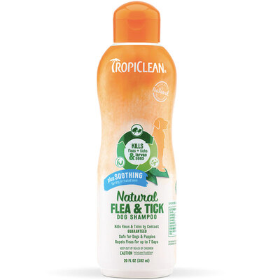 

US imports Tropiclean dog shower gel pet sterilization in addition to cockroach mites Acarus killing shampoo soft silky 592ml