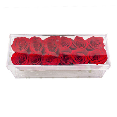 

Acrylic Flower Box Rose Case Holy Gift The New Year Christmas Valentines Day Gift Send Girlfriend Without Flowers