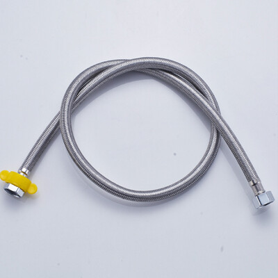 

Melody 304 stainless steel explosion-proof water heater hot&cold water inlet hose 100cm double head water high pressure braided tube