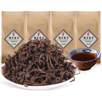 

C-PE102 Чай Yunnan Puerh приготовил puer рис pu er в прошлом 5-летнем чайном материале толщиной старения год Pu'er 100g