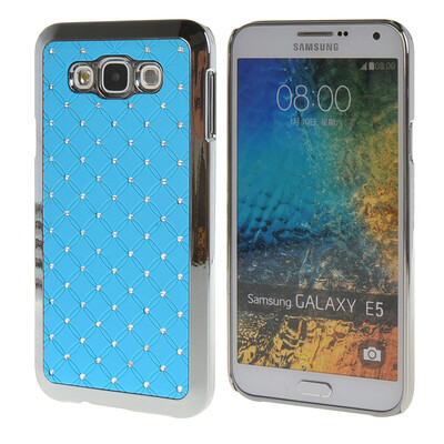 

MOONCASE Galaxy E5 Футляр Роскошные Chrome горный хрусталь Bling Звезда задняя крышка чехол для Samsung Galaxy E5 Синий