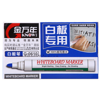 

Genvana G-0610 Convenience Whiteboard Pen - Blue 10 Pack