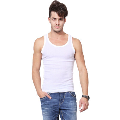 

[Jingdong supermarket] Arctic cashmere QMB05304 men wild summer vest male cotton fashion casual sports sweater white 185/100 (XXL)