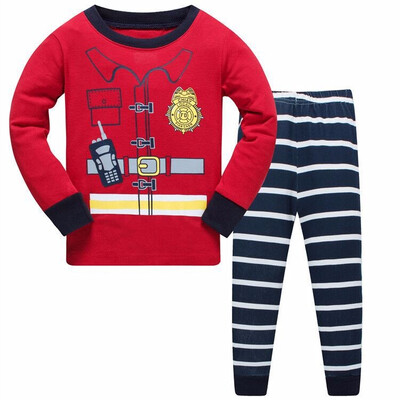 

Kids boys pajamas set 2T-7T Tops pants sleepwear Halloween role-playing costum