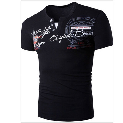 

Mens Fashion Personality Cultivating Short-sleeved Shirt