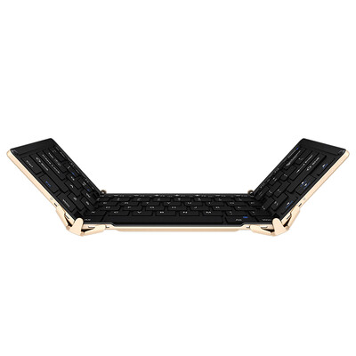 

BOW HB099 Wireless Bluetooth USB Cable Triangle Keyboard Black