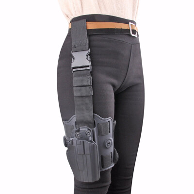 

579 Holster Right Hand with Belt Clip&Leg Drop Platform Handgun 579 Standard Vision for GlockH&KSig TaurusS&WM&P92F