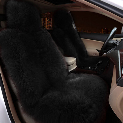 

KAWOSEN 100 Australian Pure Natural Fur Seat Cover Sheepskin Winter Car Cushion 5 Seats Whole Vehicle Seat Cover LWSC01