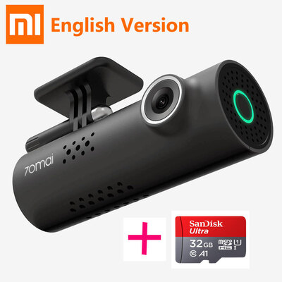 

English Version Xiaomi 70 Minutes 70Mai Smart DVR WiFi Wireless Camera Voice Control 130 Degree Mstar 8328P 1080P 30fps Cam