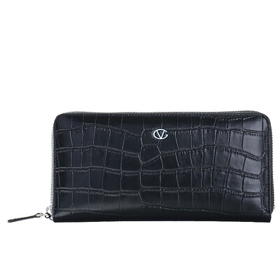 

Giovanni Valentino (GIOVANNI VALENTINO) men's leather leather handbag crocodile pattern fashion business clutch bag long card wallet 710083510 black
