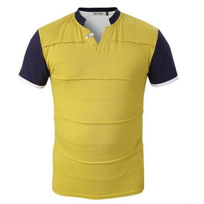 

Zogaa New Mens T-Shirt Slim V-neck