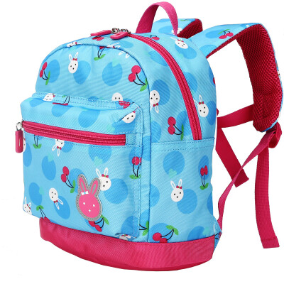 

[Jingdong supermarket] Cara sheep (Carany) C6009 sky blue rabbit children's bag cartoon cute backpack