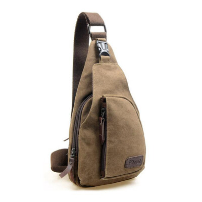 

Men Canvas Retro Handbag Messenger Shoulder Sling Military CrossBody Chest Bags