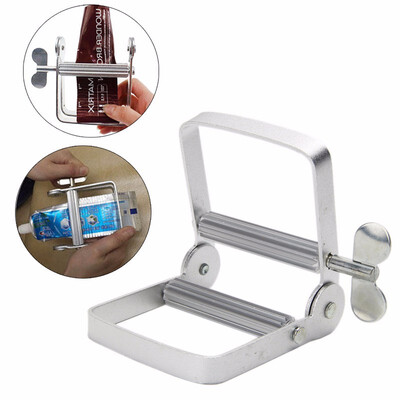 

Cntomlv Aluminum Toothpaste Dispenser Tool Tube Squeezer Easy Bathroom Home