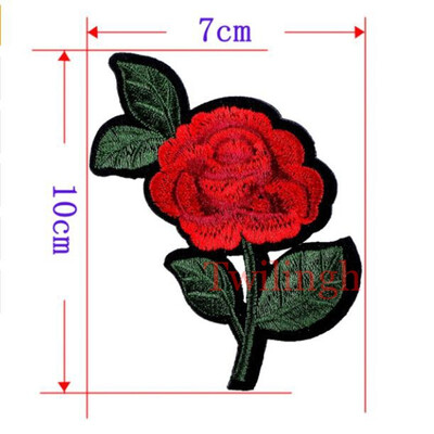 

1 Pcs Flower Patches Sequined Sticker Sew Iron On Patch Pink Flowers Applique Garment DIY Sew Clothes Repair Badges For Wedding