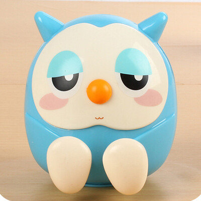

Shouyou cute owl creative mobile phone holder piggy bank birthday gift lazy bed support JD-SN-60 blue