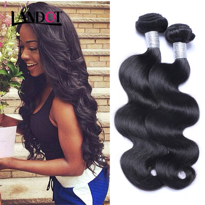 

8A Indian Virgin Hair Body Wave 100 Human Hair Weaves 3 Bundles Lot Unprocessed Indian Wavy Remy Hair Extensions Natural Black 1B