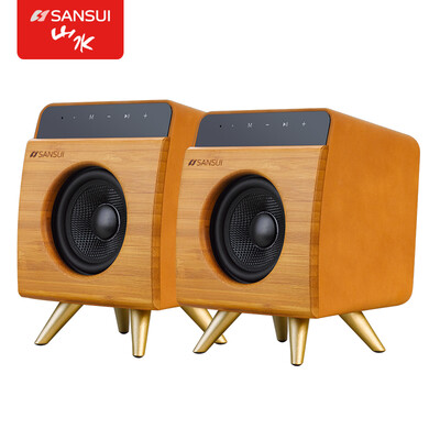 

Landscape SANSUI S53 Bluetooth wireless speaker computer audio desktop speaker subwoofer audio home living room small stereo mini portable player