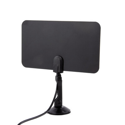 

Digital Indoor TV Antenna Ready HD Flat Design High Gain HD TV DTV Box Black