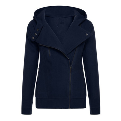 

CT&HF Women Casual Cotton Zipper Hoodie Coat