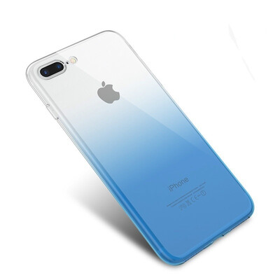 

For iPhone X case Luxury Aurora Discoloration Cover Slim Transparent tpu Phone Cases for iphone 8 7 6