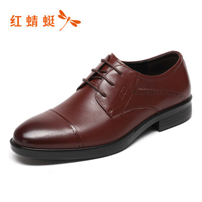 

Red AG DRAGONFLY comfortable fashion business casual mens leather shoes WTA6348182 brown 39