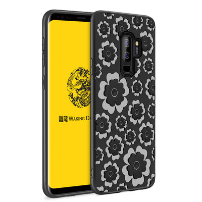 

Goowiiz Fashion Phone Case For Samsung Galaxy S9S9 Plus 3D Relief Flower Ultrathin Soft TPU Full Protection