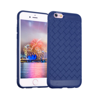 

Goowiiz Luxury Phone Case For Iphone 78X Ultra Thin Ventilation Grid Weave Soft Anti fall Full Protective