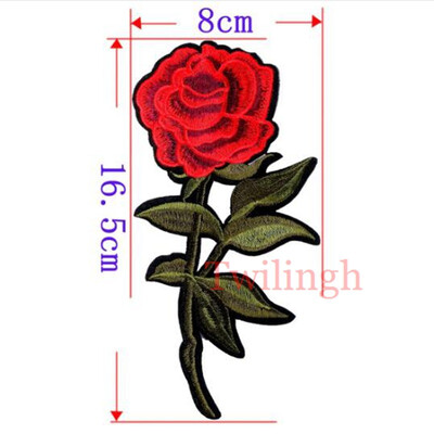 

1 Pcs New Flower Patches Embroidered Patch 3D Stickers Sewing Motif Applique Clothing Repair Fabric DIY Clothes Wedding Patches