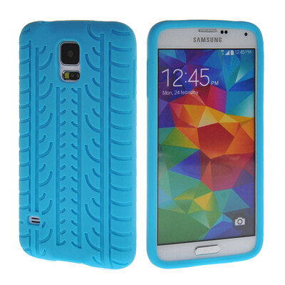 

MOONCASE шин кожа Мягкие гибкие гель ТПУ Оболочка задняя крышка чехол для Samsung Galaxy I9600 S5 Лазурь