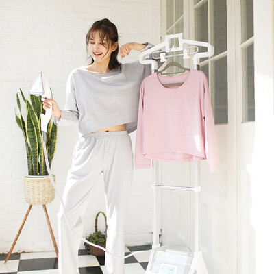 

Haizhining 17W49 Pajamas ladies sexy colorful nine-point sleeves long-sleeved trousers cotton home service suit home clothes two-piece set of gray 160 M