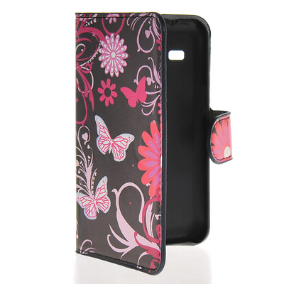 

MOONCASE Butterfly style Leather Side Flip Wallet Card Slot Stand Pouch чехол для Samsung Galaxy Star 2 Plus G350E