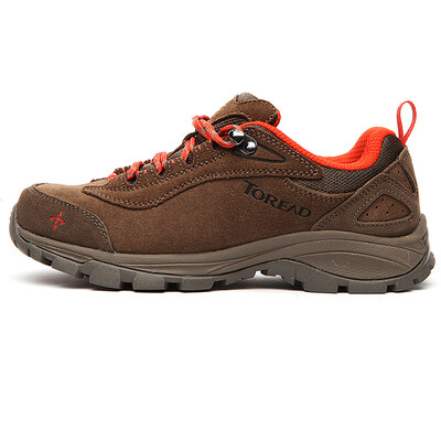 

Pathfinder TOREAD walking shoes men&women slip wear-resistant hiking shoes autumn&winter splash-proof outdoor shoes TFAA92055 sludge orange red female 37 yards