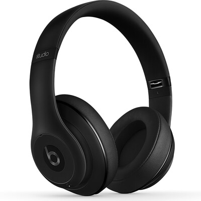 

Beats Studio Беспроводная гарнитура Bluetooth-гарнитура Шумоподавление Гарнитура гарнитуры - матовый черный с микрофоном MHAJ2PA / B