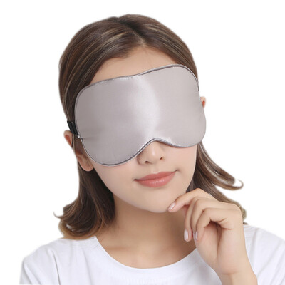 

Lanluo LANLUO silk eye sleep shade breathable unisex size adjustable silver gray