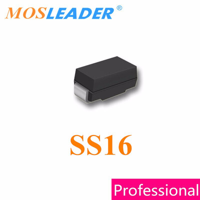 

Mosleader SS16 SMA 2000PCS DO214AC 1A 60V Schottky SR160 SS160 High quality