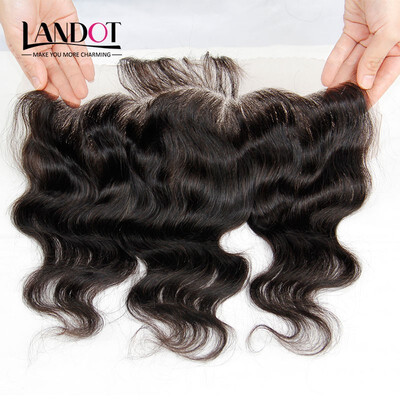 

Lace Frontal Closure Brazilian Body Wave Virgin Hair Closure Ear to Ear Size 13x4 Brazilian Remy Human Hair Closures Natural Color