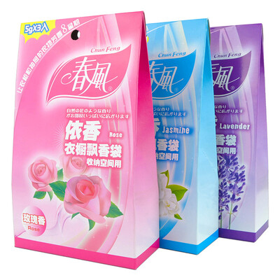

Spring breeze wardrobe fragrance bag lavender jasmine rose Shoe cabinet deodorant fragrance fragrance package 15g