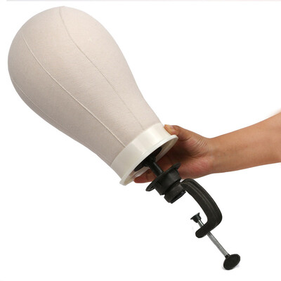 

WYF Wig Canvas Block Head Hair Extension Display Style Styling Mannequin Head with Stand