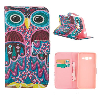 

MOONCASE ЧЕХОЛ ДЛЯ Samsung Galaxy Grand Prime G530 Flip Leather Foldable Stand Feature [Pattern series] /a12