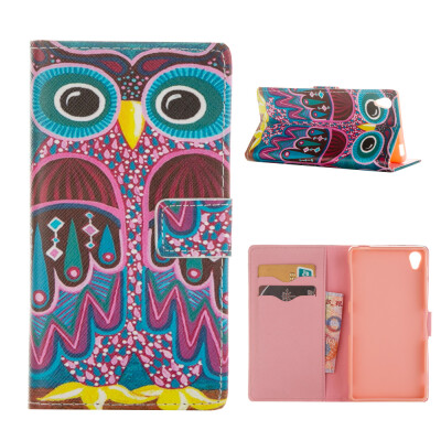 

MOONCASE ЧЕХОЛ ДЛЯ Sony Xperia Z3 Flip PU Leather Fold Wallet Card Slot Kickstand Back [Pattern series] /a12