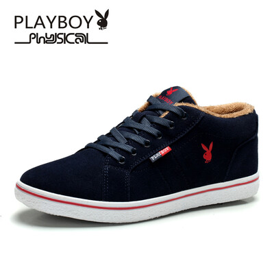 

PLAYBOY brand New winter leisureCotton with velvetSports sneakersMens shoes