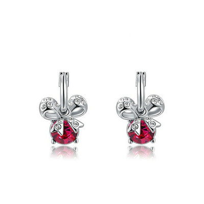 

Позолоченные серьги из натурального золота 18K