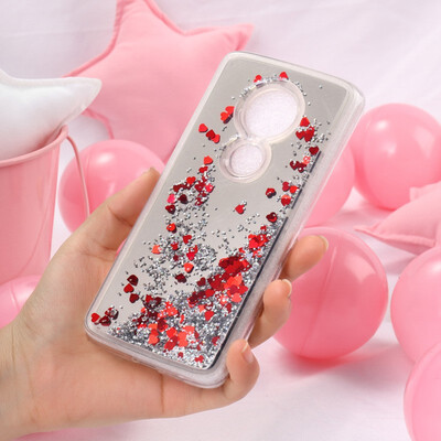 

Akabeila Cover for Motorola Moto E5 E 5th Gen Case Soft Mirror Dynamic Glitter Phone Protector Cover Shell Bag