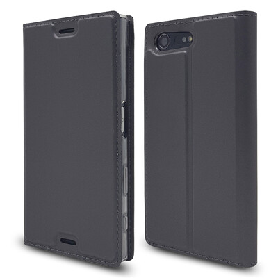 

Роскошный чехол для кошелька для Sony Xperia X Компактная высококачественная кожаная обложка из искусственной кожи Kickstand Anti-shock Full Protection