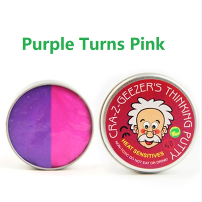 

Thinking Putty Smart Plastic Temperature Change Turns Color Slime Silly Putty light Clay Novelty Items Decompression Kids Toys