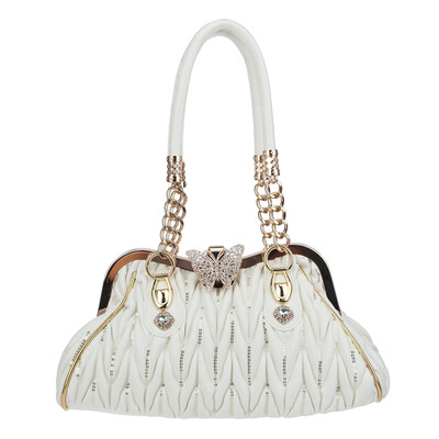 

Fawziya Butterfly Handbags For Women Sequins Shoulder Bag Tote Bag Leather
