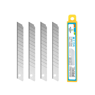 

Glosen 10 pieces large blade 18mm high quality SK5 stainless steel art blade office stationery 1008